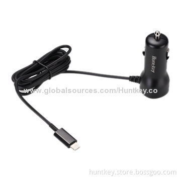 In-car Charger for iPhone 5/Replacement with iPod Touch 5/7th, iPad 4th/iPad Mini, MFI Mark
